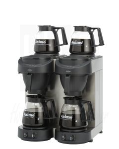 Koffiemachine Animo M102 met glazen kan, ZWART, 230 Volt 50HZ, 3500 WATT, 10512