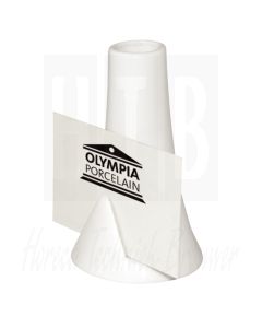 Olympia vaasje met kaarthouder 10cm, per 12 stuks